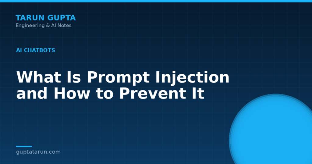 What Is Prompt Injection and How to Prevent It