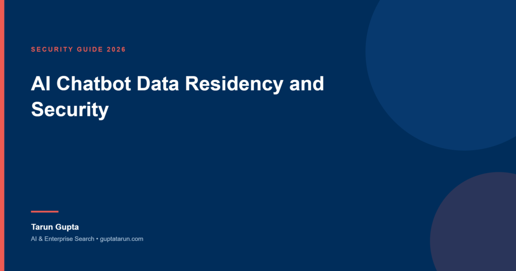 Cover image for the 2026 guide to AI chatbot data residency and security in India